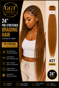 20” Ombre Pre-Stretched Braiding Hair 5 pack