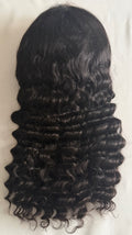 18” Deep Wave Human Hair Wig | 13x4 Transparent Lace | 200% Density | Glueless