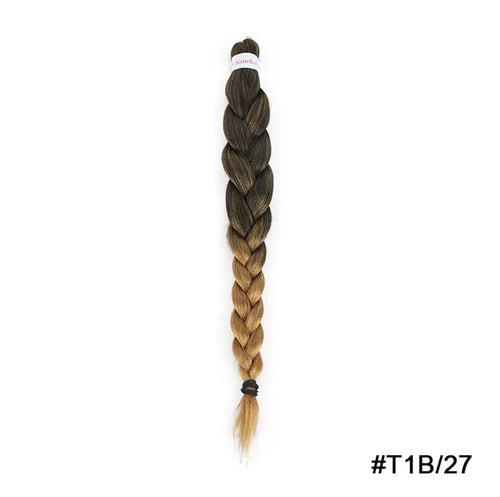 24" Pre-Stretched Kanekalon Braiding Hair – 5 Pack