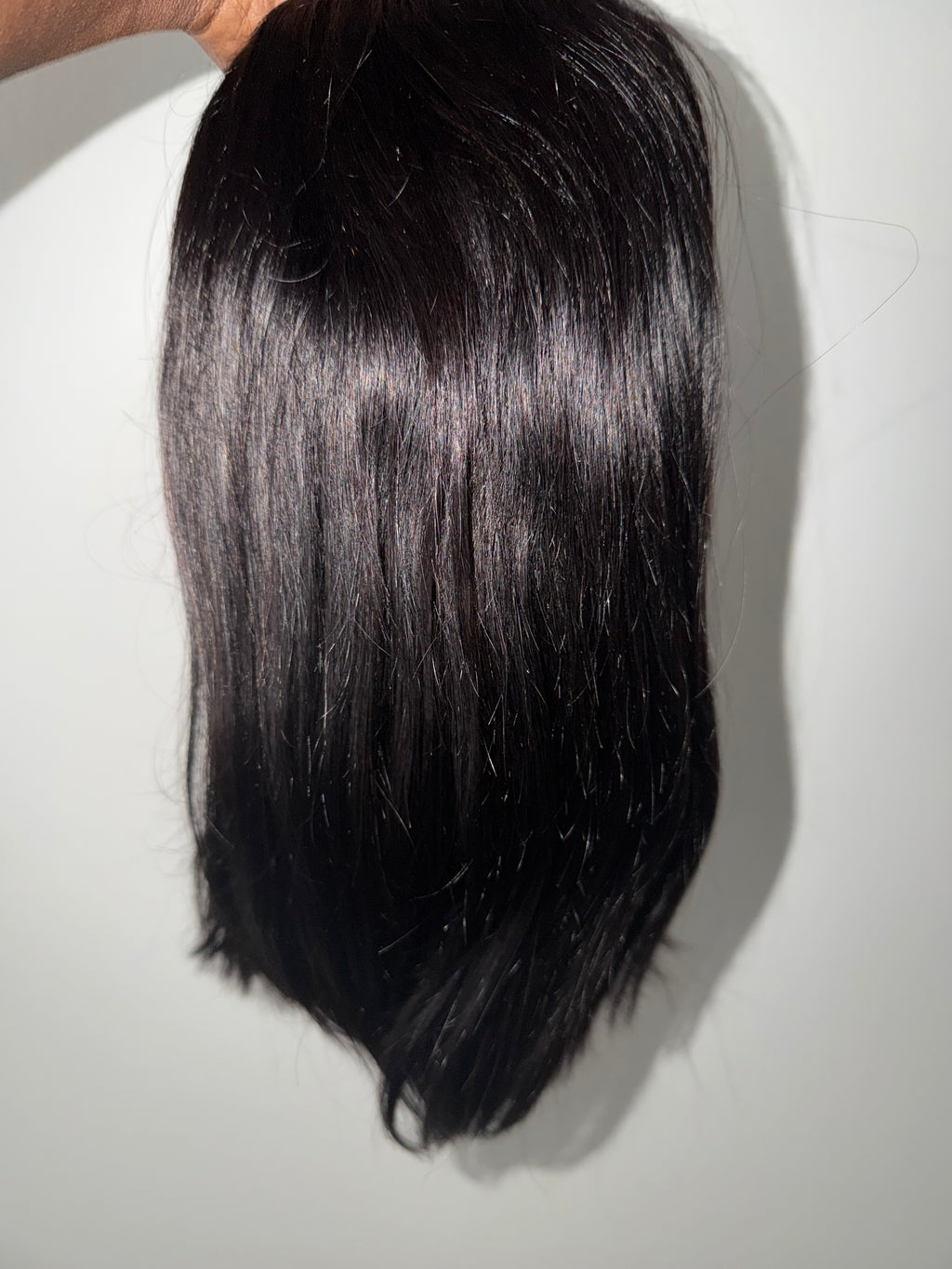 12” Straight Human Hair Wig | 13x4 Transparent Lace | Glueless | 200% Density