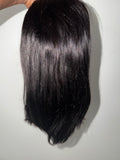 12” Straight Human Hair Wig | 13x4 Transparent Lace | Glueless | 200% Density