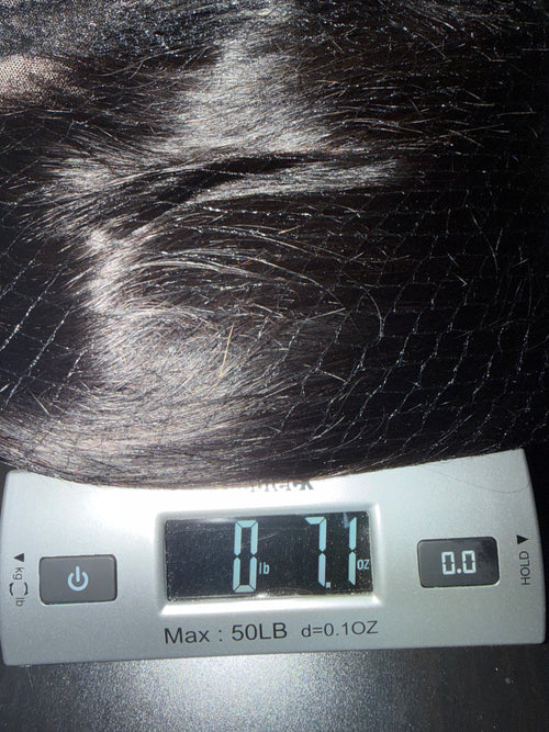12” Straight Human Hair Wig | 13x4 Transparent Lace | Glueless | 200% Density