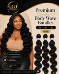 Synthetic Body Wave Bundles 3 Pack