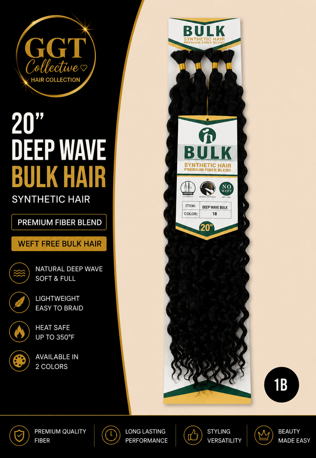 Synthetic Boho Braid Full-Head Set | 1B